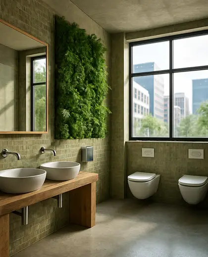 sustainable public space — bathroom (urban)