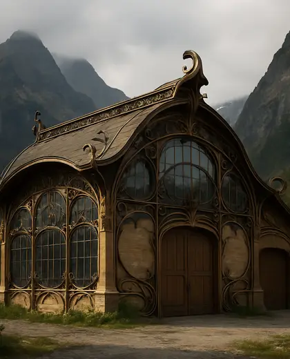 art nouveau house — warehouse (mountain)