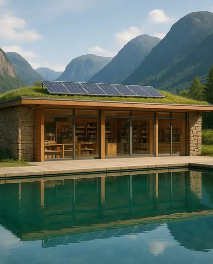 sustainable store — pool (mountain)