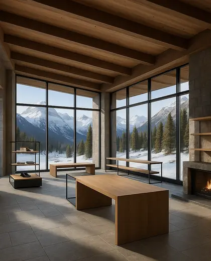 contemporary store — main hall (alpine)