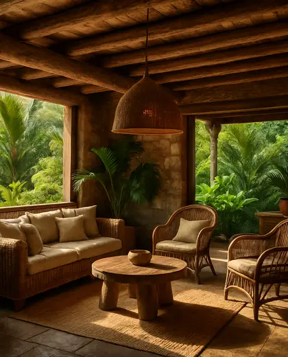 rustic house — room (tropical)