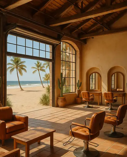 southwestern salon — warehouse (beach)