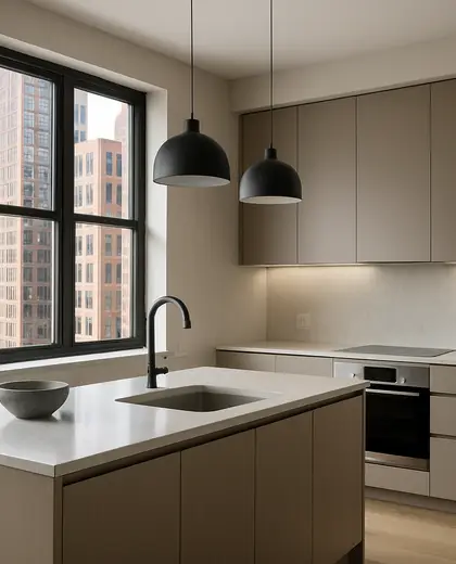 modern house — kitchen (urban)