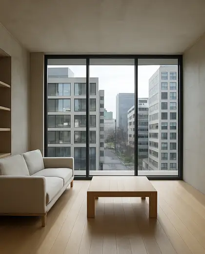 minimalist house — room (urban)