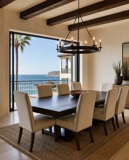 southwestern condo — formal dining room (coastal)