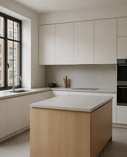 minimalist house — kitchen (urban)