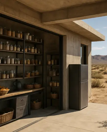 industrial house — pantry (desert)