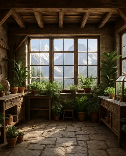 vintage indoor garden — workshop (alpine)