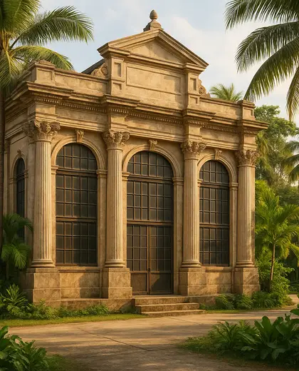 neoclassical house — warehouse (tropical)