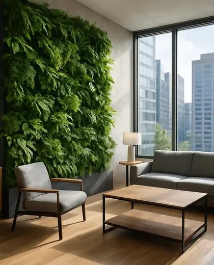 contemporary vertical garden — room (urban)