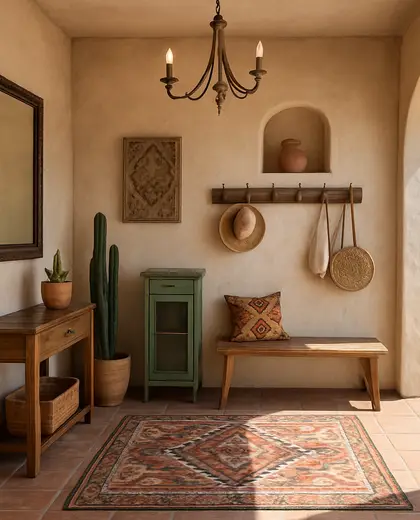 eclectic salon — mud room (desert)