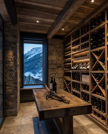 rustic condo — wine cellar (mountain)