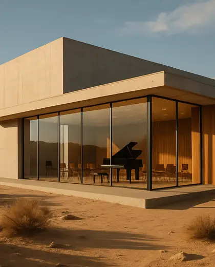 modern theater — music room (desert)