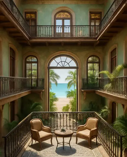 vintage apartment — atrium (beach)