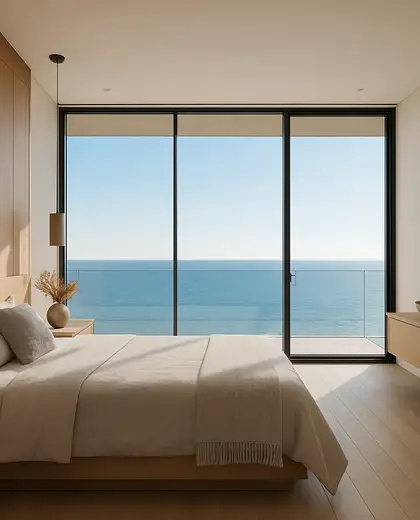 contemporary house — bedroom (ocean)