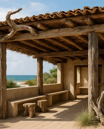 rustic salon — roof (coastal)