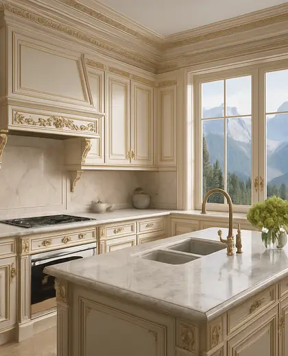 neoclassical building — kitchen (alpine)