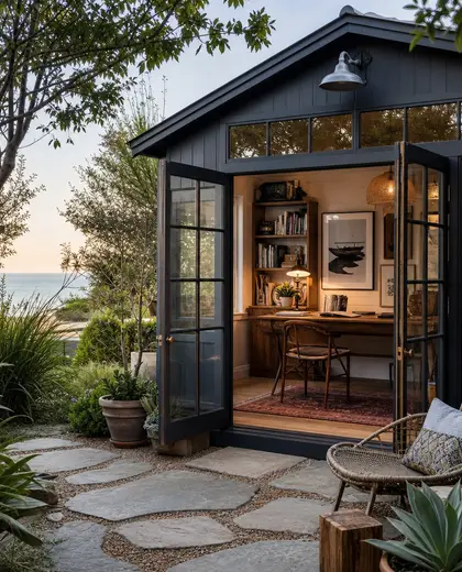 eclectic backyard — study (coastal)