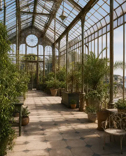 vintage greenhouse — main hall (coastal)