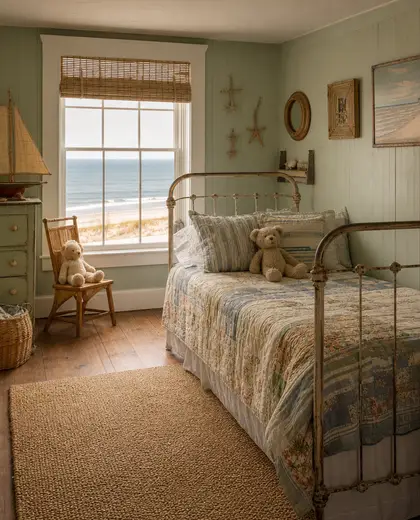 vintage condo — childrens bedroom (beach)