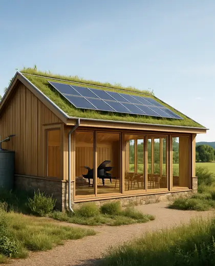 sustainable theater — music room (rural)