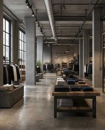 industrial store — main hall (urban)