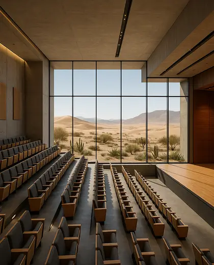 contemporary theater — main hall (desert)