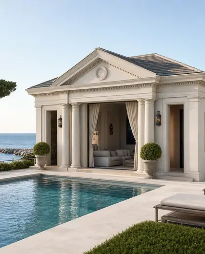 neoclassical store — pool house (ocean)
