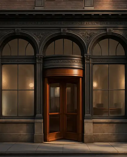 vintage facade — reception (urban)