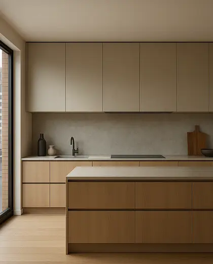 minimalist house — kitchen (urban)