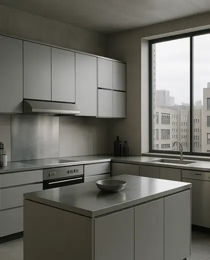 bauhaus apartment — kitchen (urban)