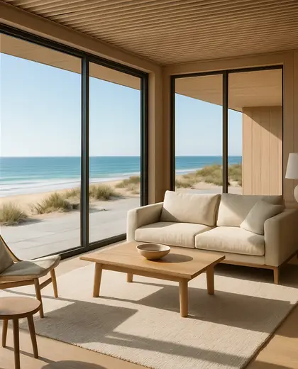 modern house — room (beach)