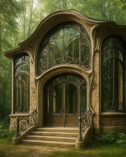 art nouveau facade — meeting room (forest)