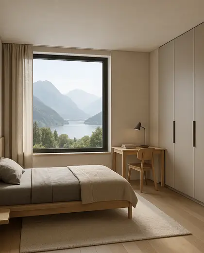minimalist apartment — youth room (mountain)