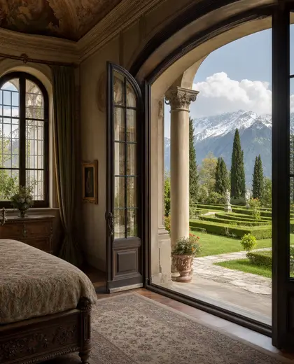 renaissance garden — master bedroom (alpine)