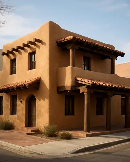southwestern building — study (urban)
