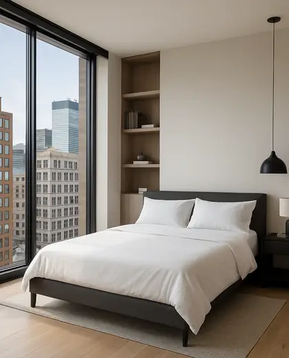 modern house — bedroom (urban)