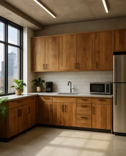 sustainable office space — pantry (urban)
