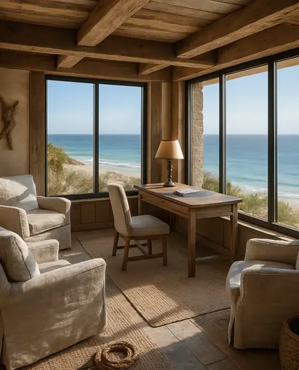 rustic hotel — study (coastal)