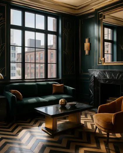 art deco house — room (urban)