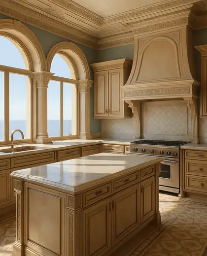 renaissance condo — kitchen (coastal)