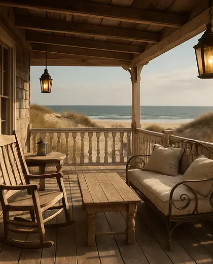 vintage farmhouse — terrace (beach)