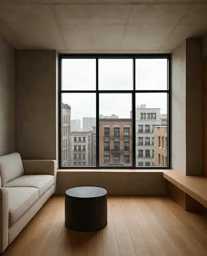 minimalist house — room (urban)