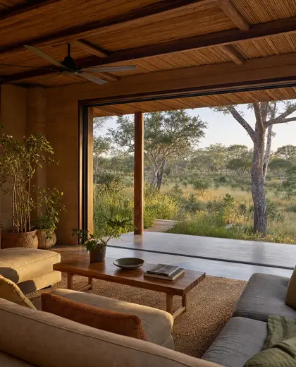 sustainable yard — family room (savanna)