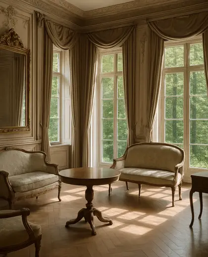 neoclassical house — room (forest)
