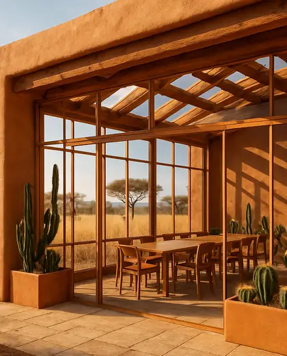southwestern greenhouse — meeting room (savanna)