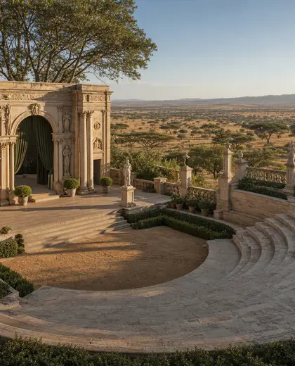 renaissance theater — garden (savanna)