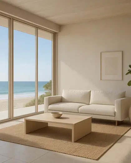 minimalist home — reception (beach)