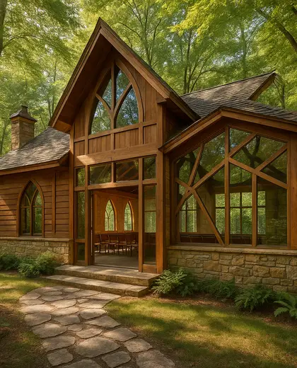 eclectic church — training room (forest)