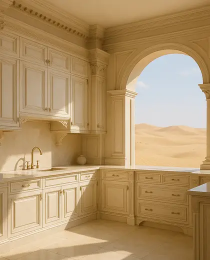 neoclassical salon — pantry (desert)